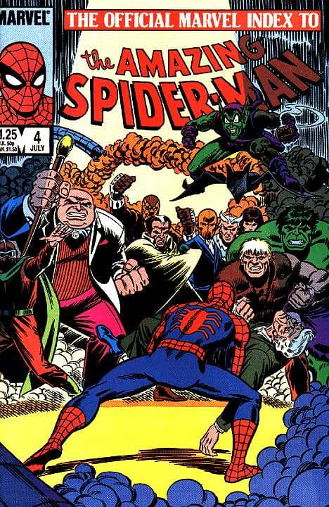 The Official Marvel Index to the Amazing Spider-Man #4 - Cómic de Spider-Man