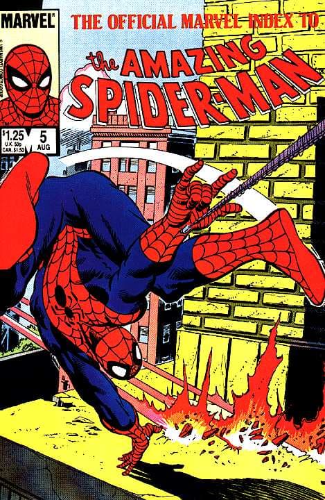 The Official Marvel Index to the Amazing Spider-Man #5 - Cómic de Spider-Man