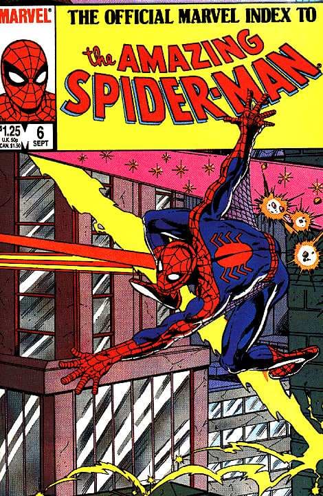 The Official Marvel Index to the Amazing Spider-Man #6 - Cómic de Spider-Man