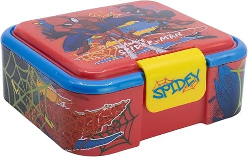 Stor · Sandwichera de Spider-Man (3 compartimentos)